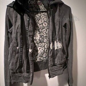 VINTAGE IRON FIST DENIM JACKET SMALL